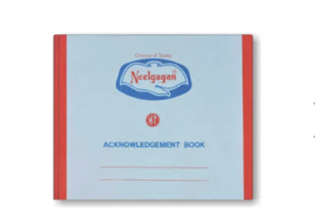 Acknowledgement Book