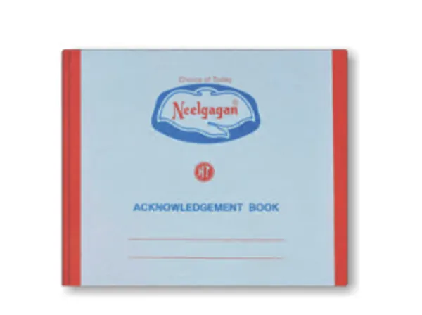 Product Acknowledgement Book Image